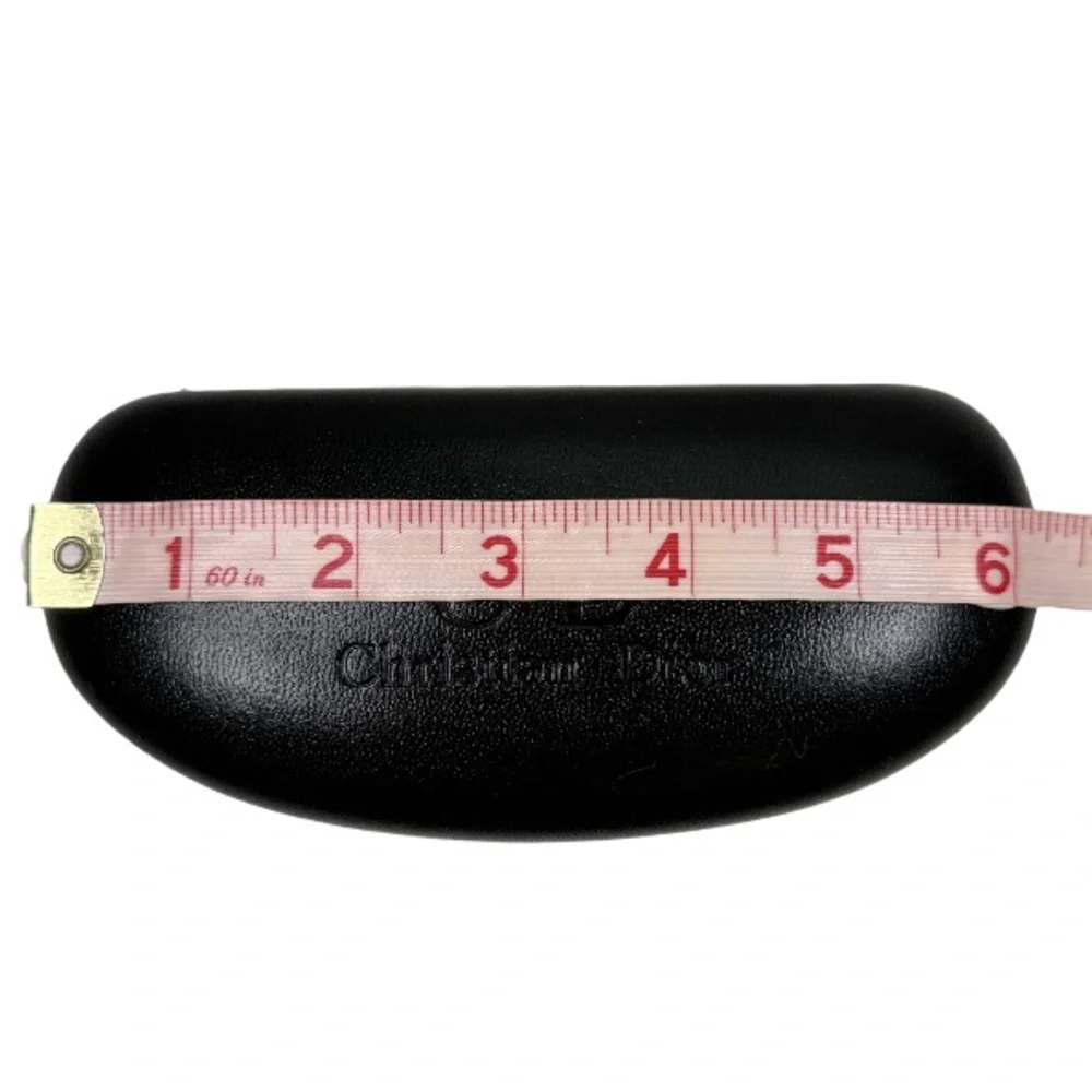 CHRISTIAN DIOR | Hard Clamshell Sunglasses Case Lux Beach Vacation Resort Travel